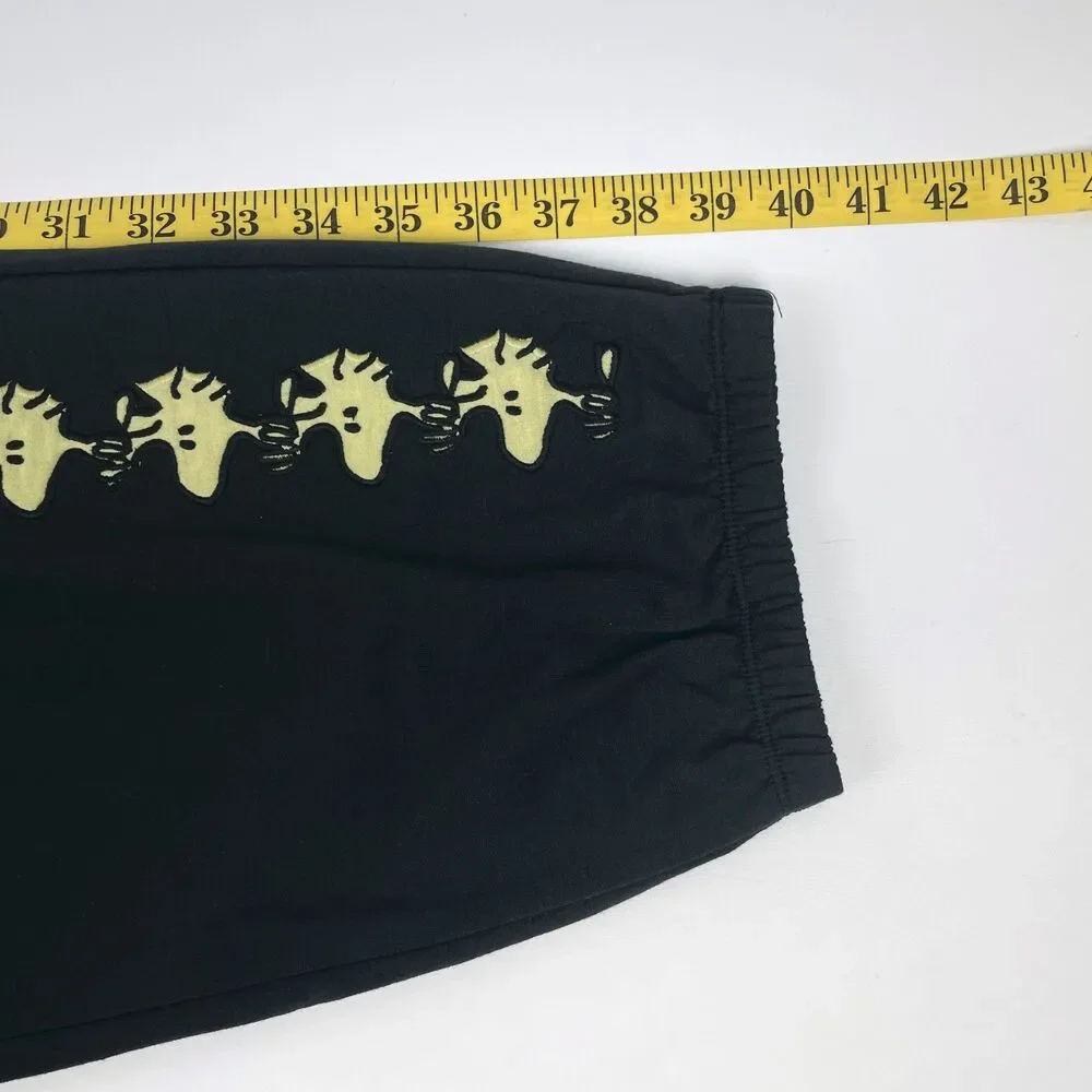 NWT Peanuts Snoopy Woodstock Black Lounge Pajama Jogger Pants Women Plus Size 1X